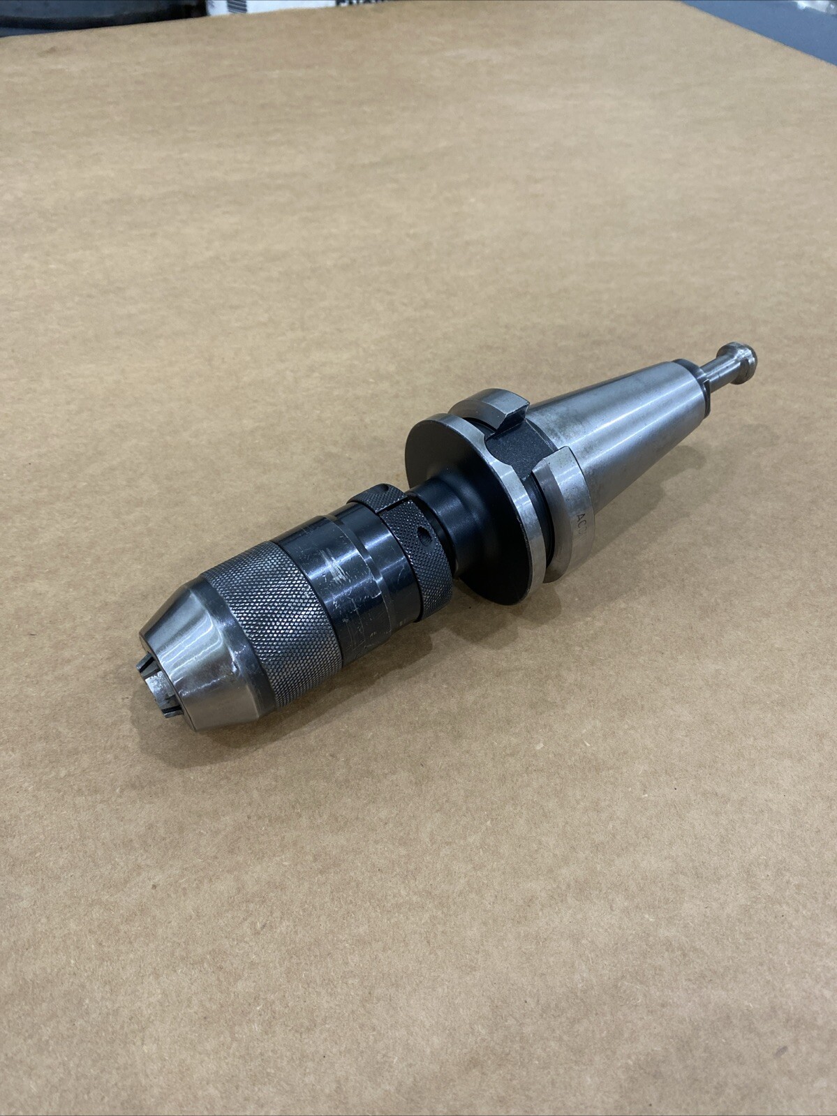 Accupro BT40 JTA33-45 Chuck Holder W/ Golden Goose 0-3/8” Capacity Keyless Chuck