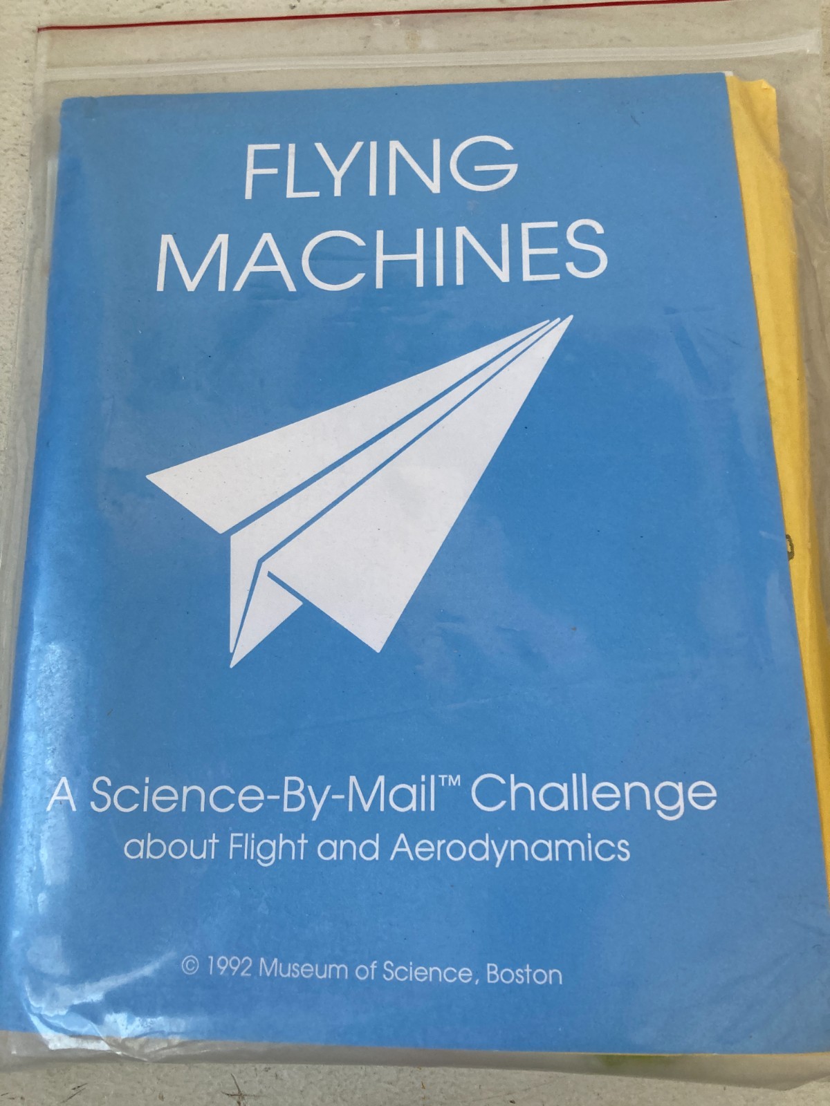 A Science-by-Mail Challenge Kit Flight Aerodynamics Flying Machines Educational