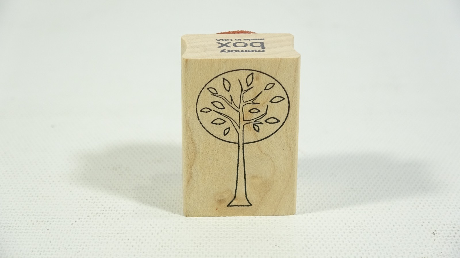 Memory Box City Tree Wood Backed Rubber Stamp B1724