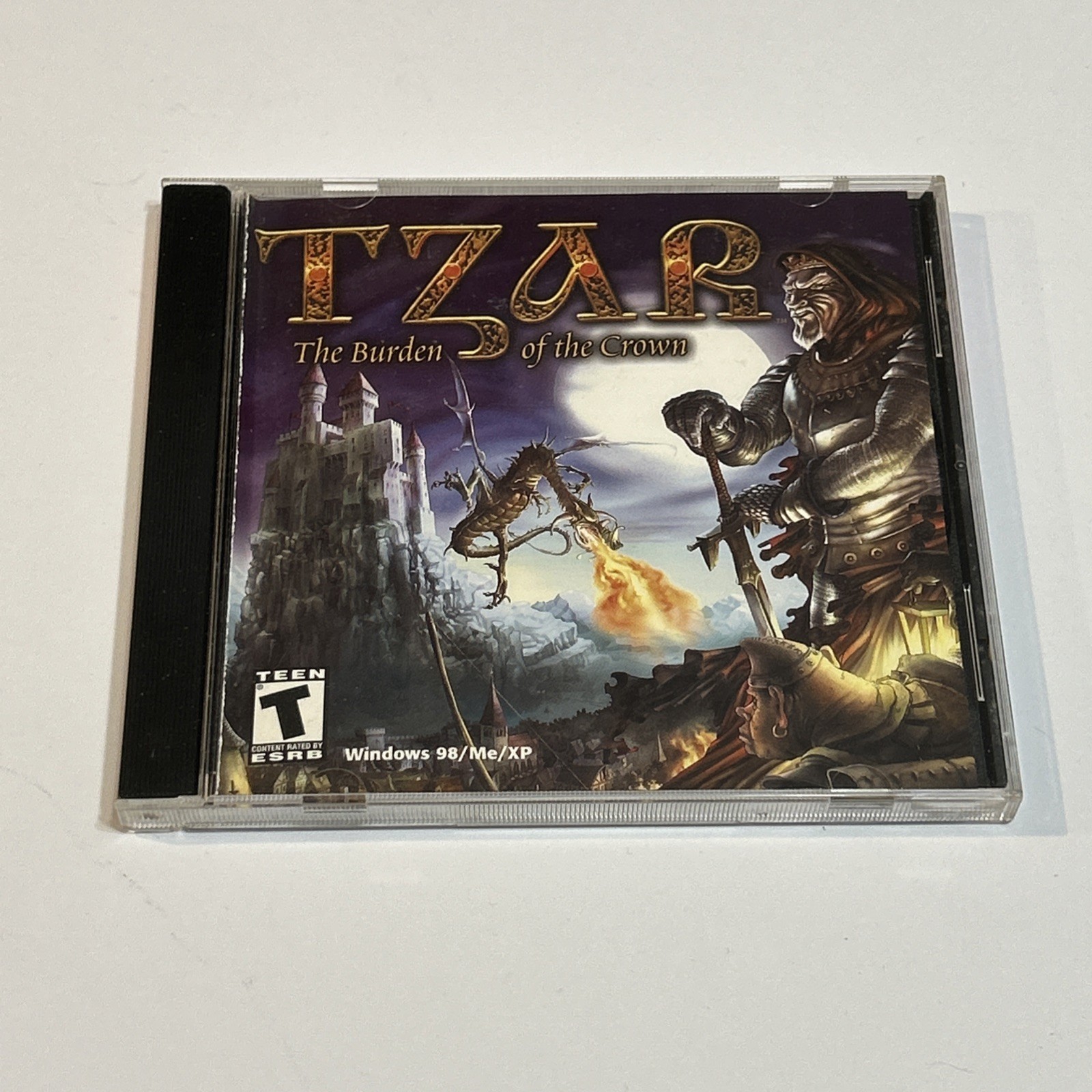 TZAR THE BURDEN OF THE CROWN - 2000 RTS PC GAME - JEWEL CASE GAME FREE SHIP