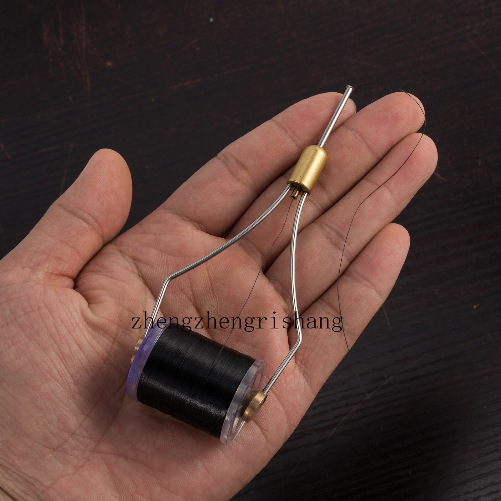 1 Pcs Fly Tying Bobbin Holder Brass Fly Fishing Flies Baits Hook Making Tools