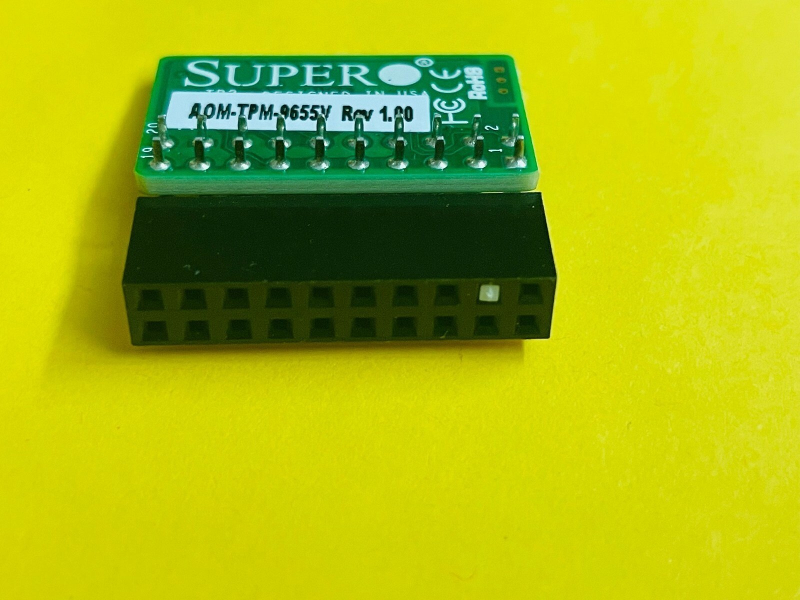 Supermicro AOM-TPM-9655V Server Security Add on 20-Pin TPM 1.2 Trusted Module
