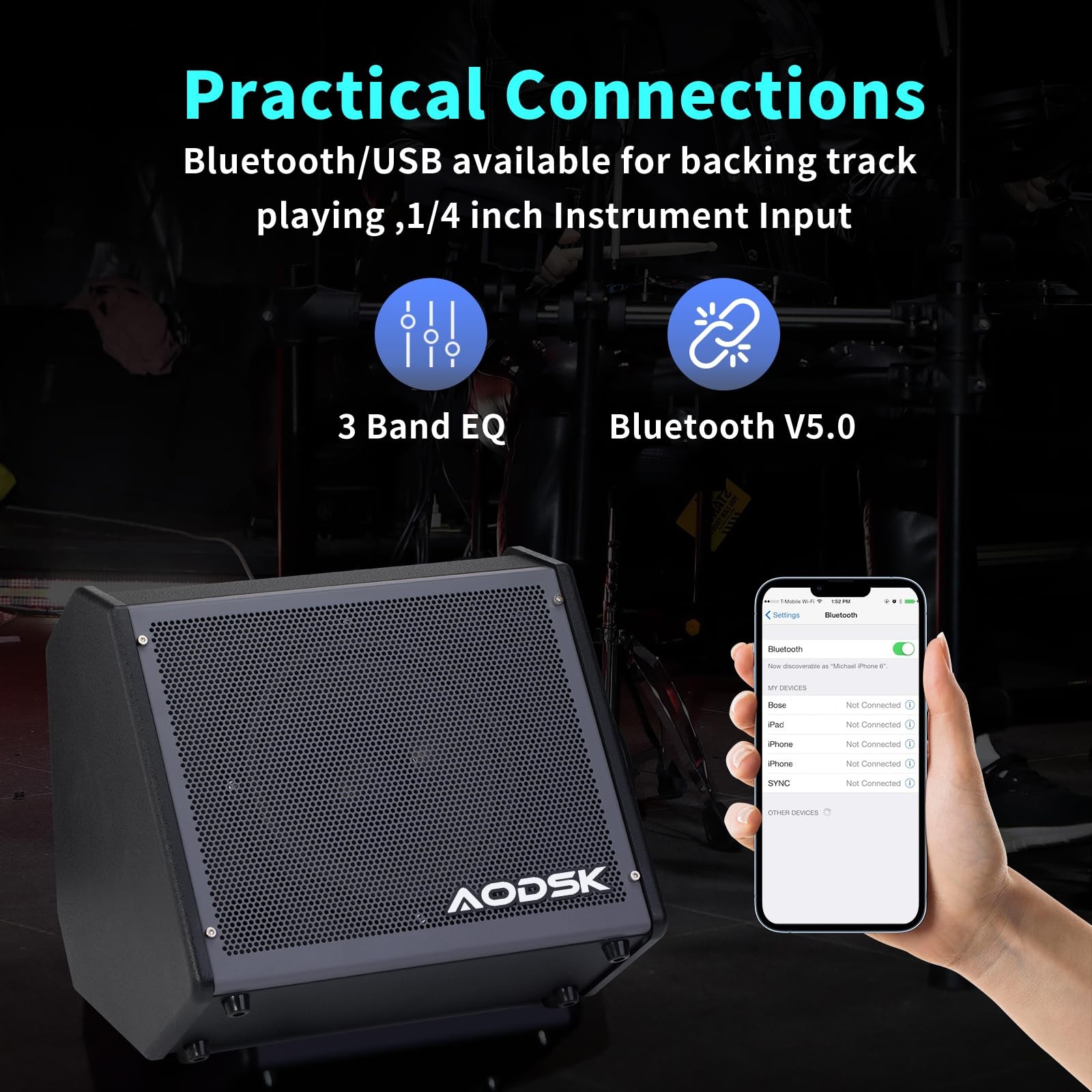 AODSK UAA-35 electronic drum amplifier