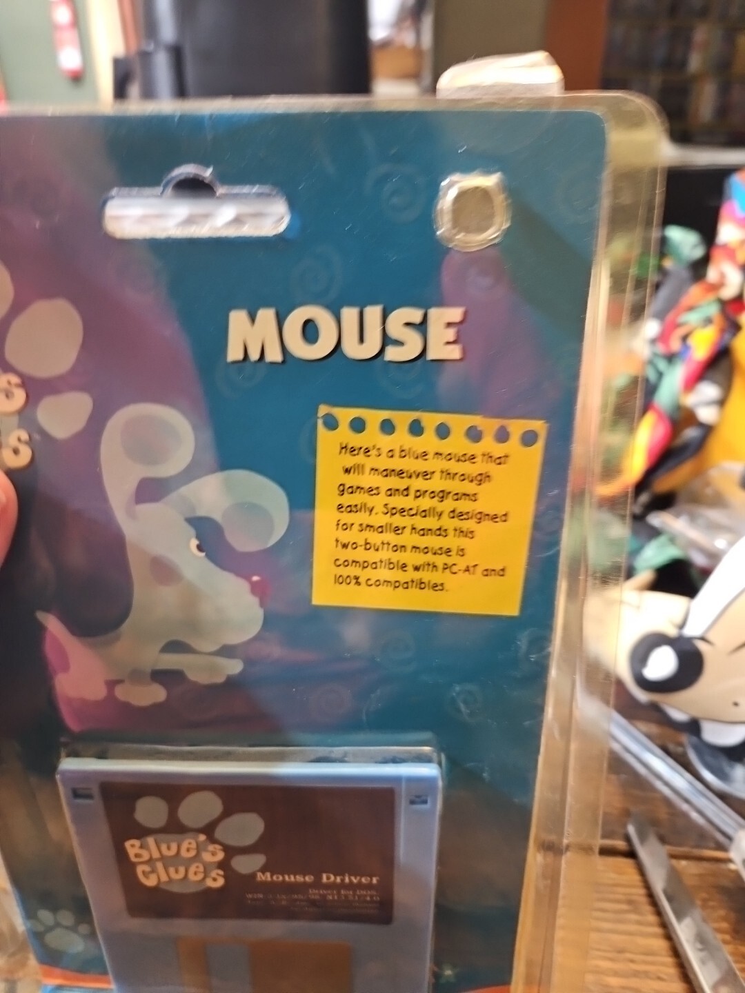 Vintage blue's clues computer mouse.