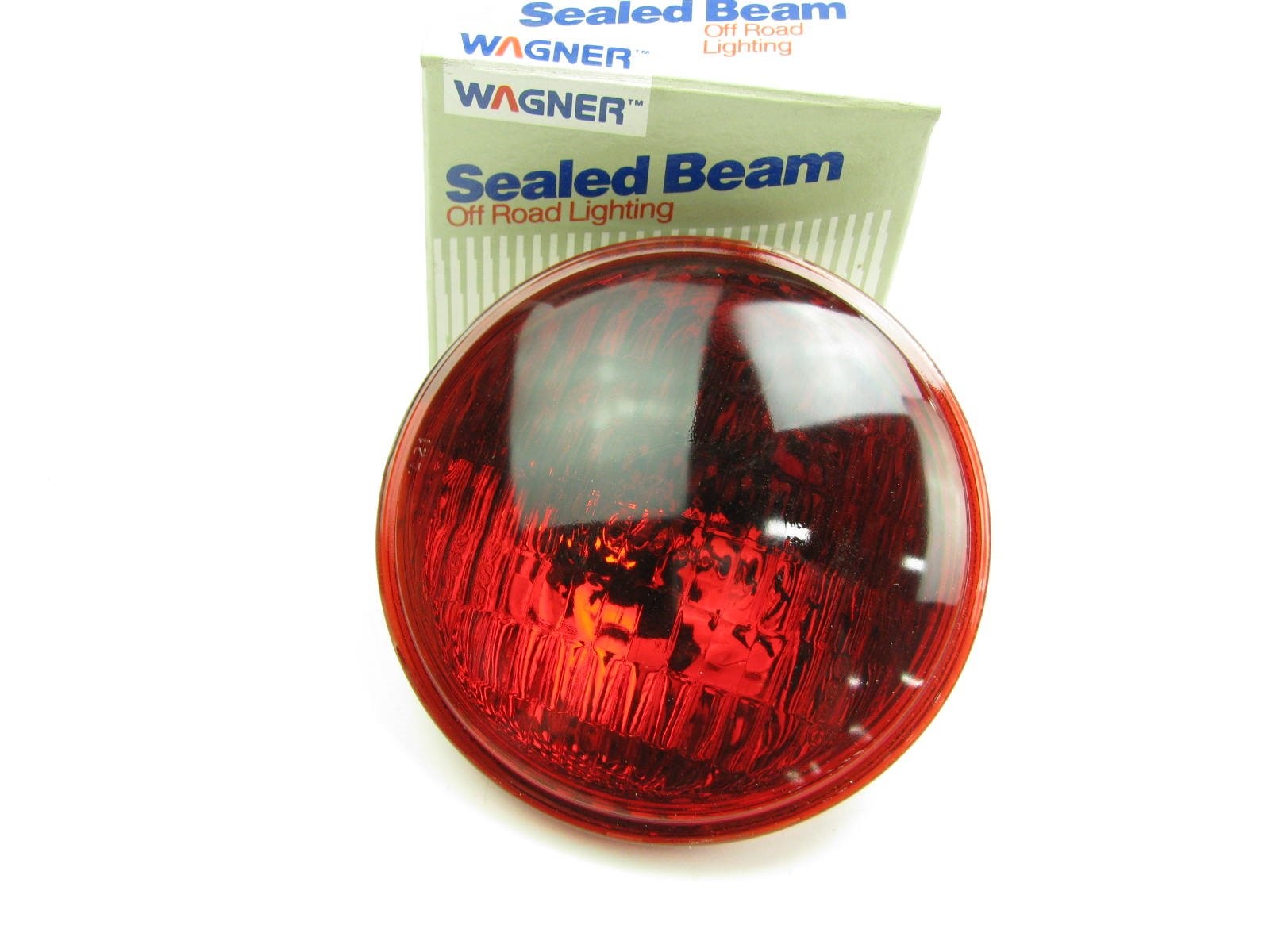 Wagner 4414R PAR36 RED Sealed Beam Lamp Light Bulb 4.5" 18 Watt 12.8 Volt