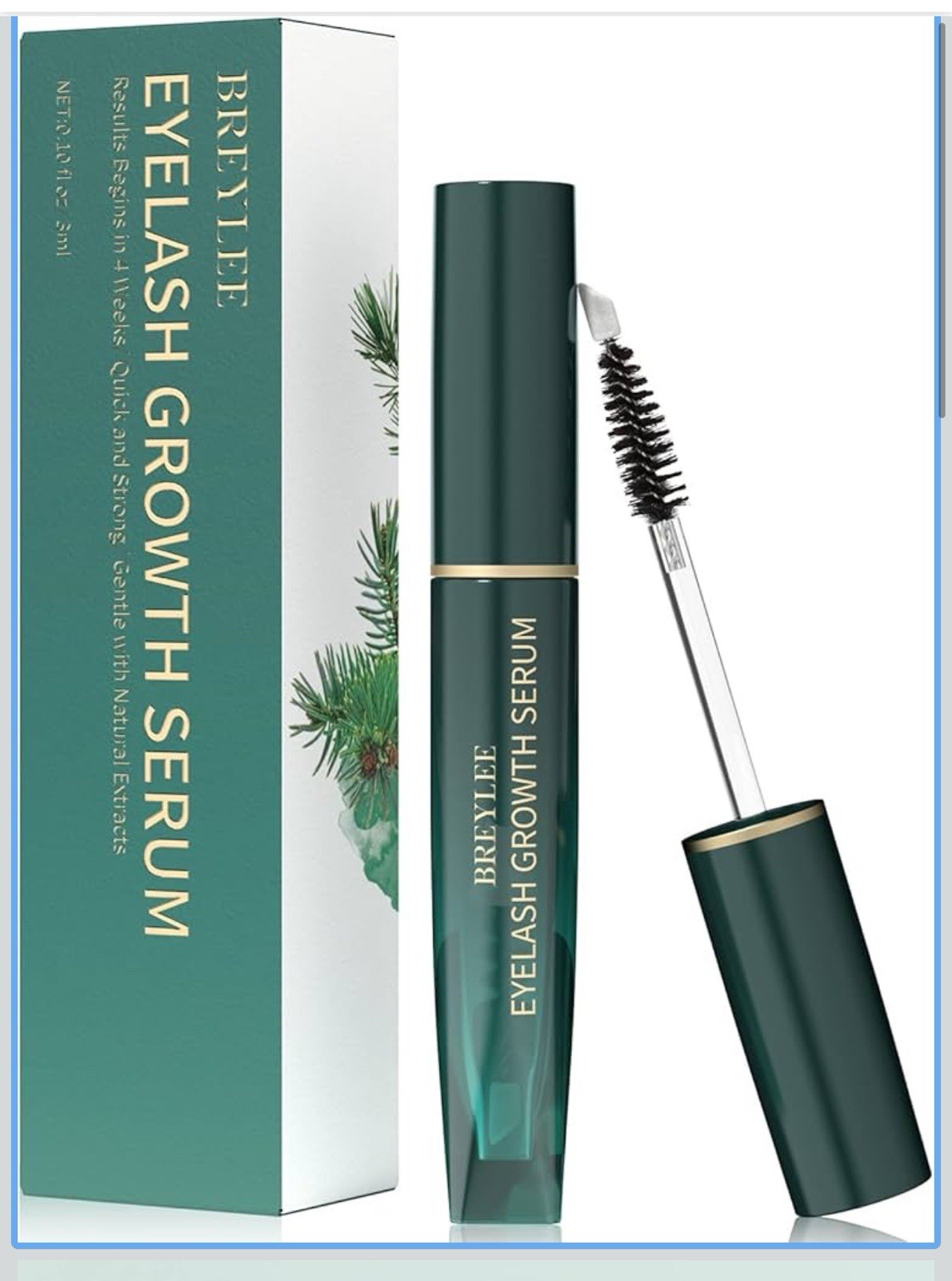 BREYLEE Eyelash Growth Serum,  Eyelash Conditioner  (3ML/ 0.1 Fl. Oz)