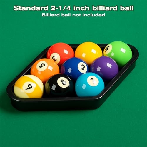 Black Billiards 9 Ball Pool Table Triangle Rack 9-Ball Diamond Pools Ball