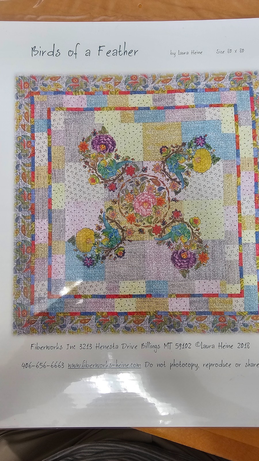 Birds of a Feather Pattern by Laura Heine