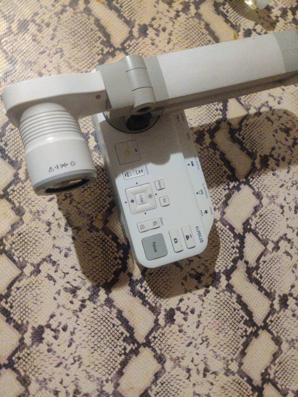 Epson ELPDC20 - Document Camera HDMI - Tested - NO AC Adapter
