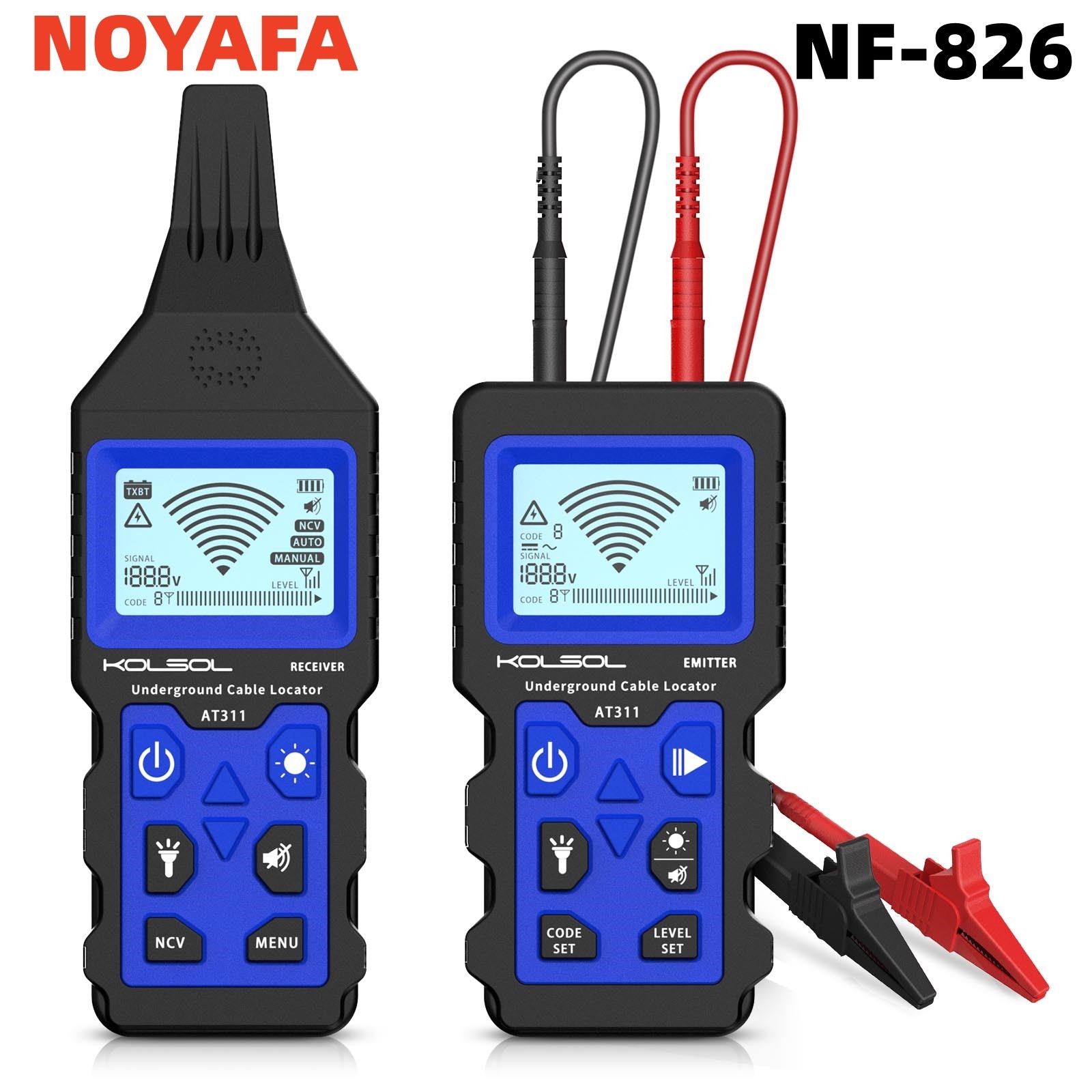 KOLSOL NF-826 Cable Tester Network Wire Tracker Locator Detector Circuit Breaker