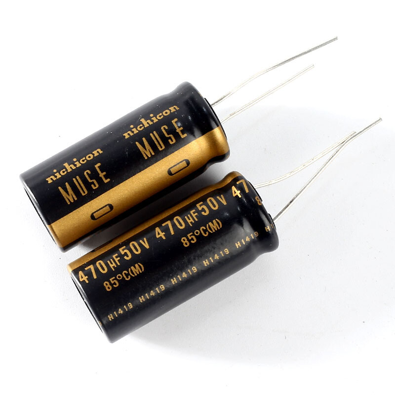 JAPAN 2PCS Nichicon KZ 470uf 50V 470mfd MUSE KZ Audio Capacitor