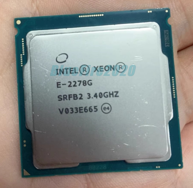 Intel Xeon E-2278G SRFB2 8 Cores 3.40GHz 16MB C246 80W LGA1151 CPU Processor