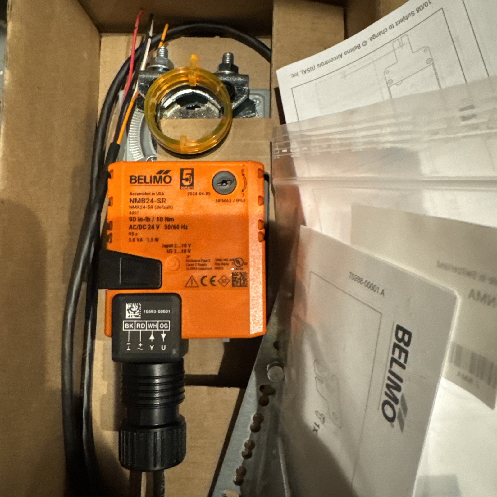 Belimo NMB24-SR, 24V, Non-Spring Return Damper Actuator,