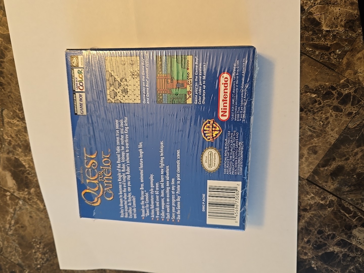 Quest for Camelot (Game Boy Color) BOX, BOOKLETS Mint