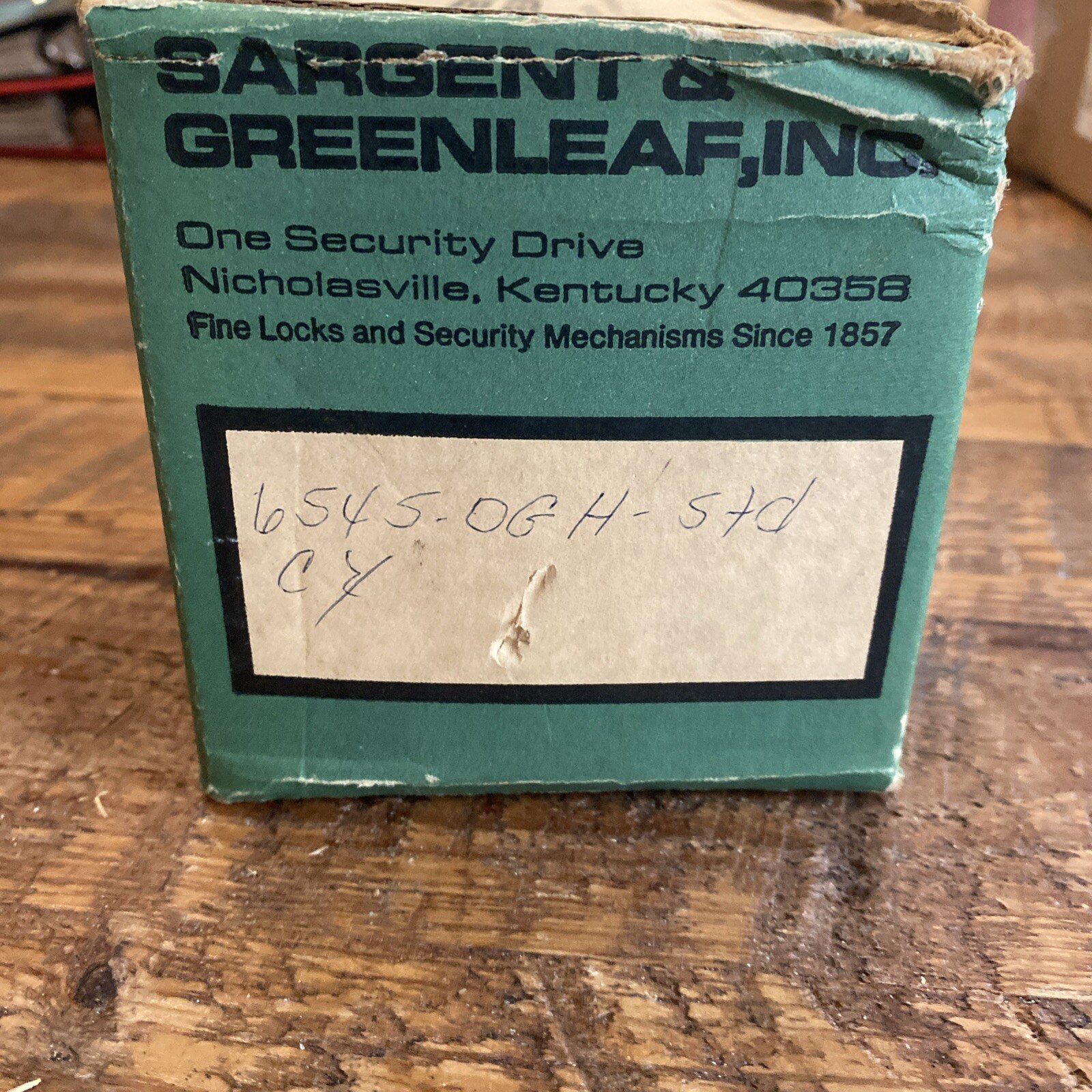 Sargent and Greenleaf 6500 Series Combination Vault Lock