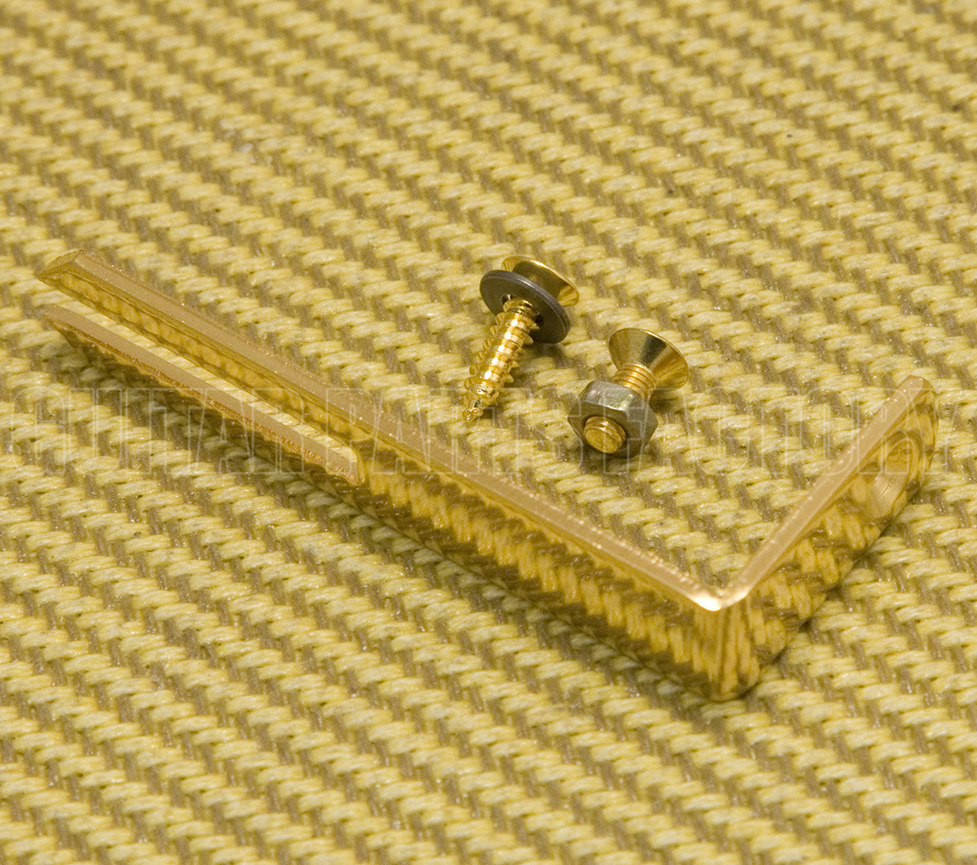 AP-0620-OF2 (1) Gold Pickguard Bracket for Les Paul Open Frame