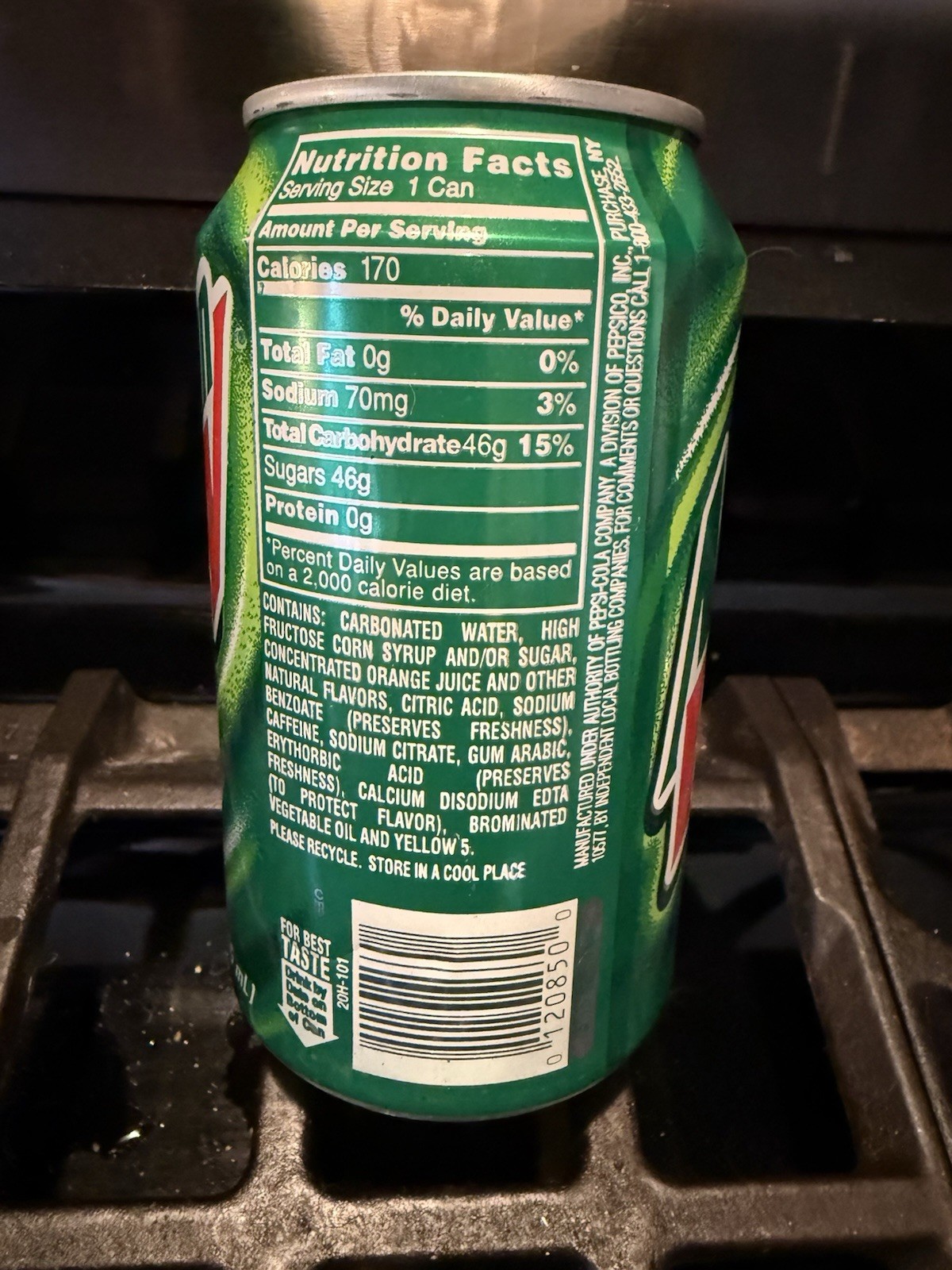 mountain dew can from usa