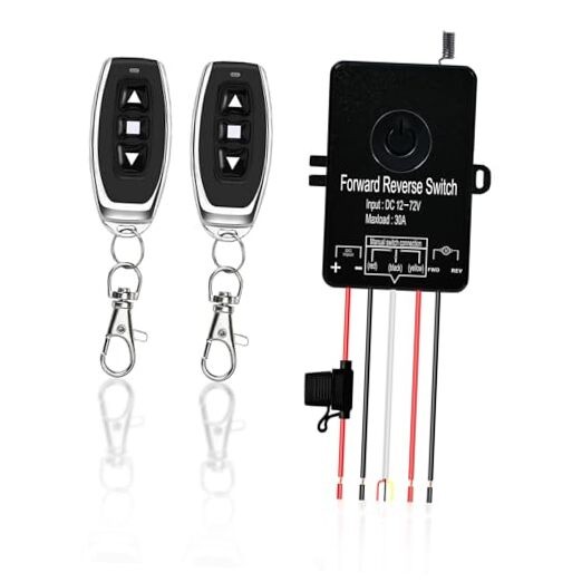Waterproof Wireless Remote Forward Reverse Switch DC12V to 72V/30A-Linear