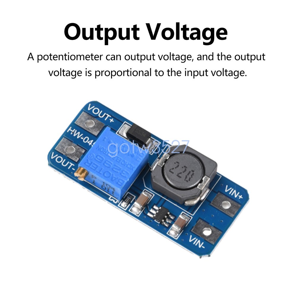 1-20PCS MT3608 DC-DC Step Up Power Apply Module Booster Power Module 2A Output