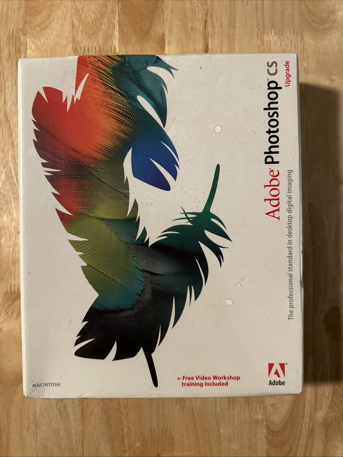 Sealed Genuine Adobe Photoshop CS Upgrade 2003 Mac Ver 8.0 Earlier New