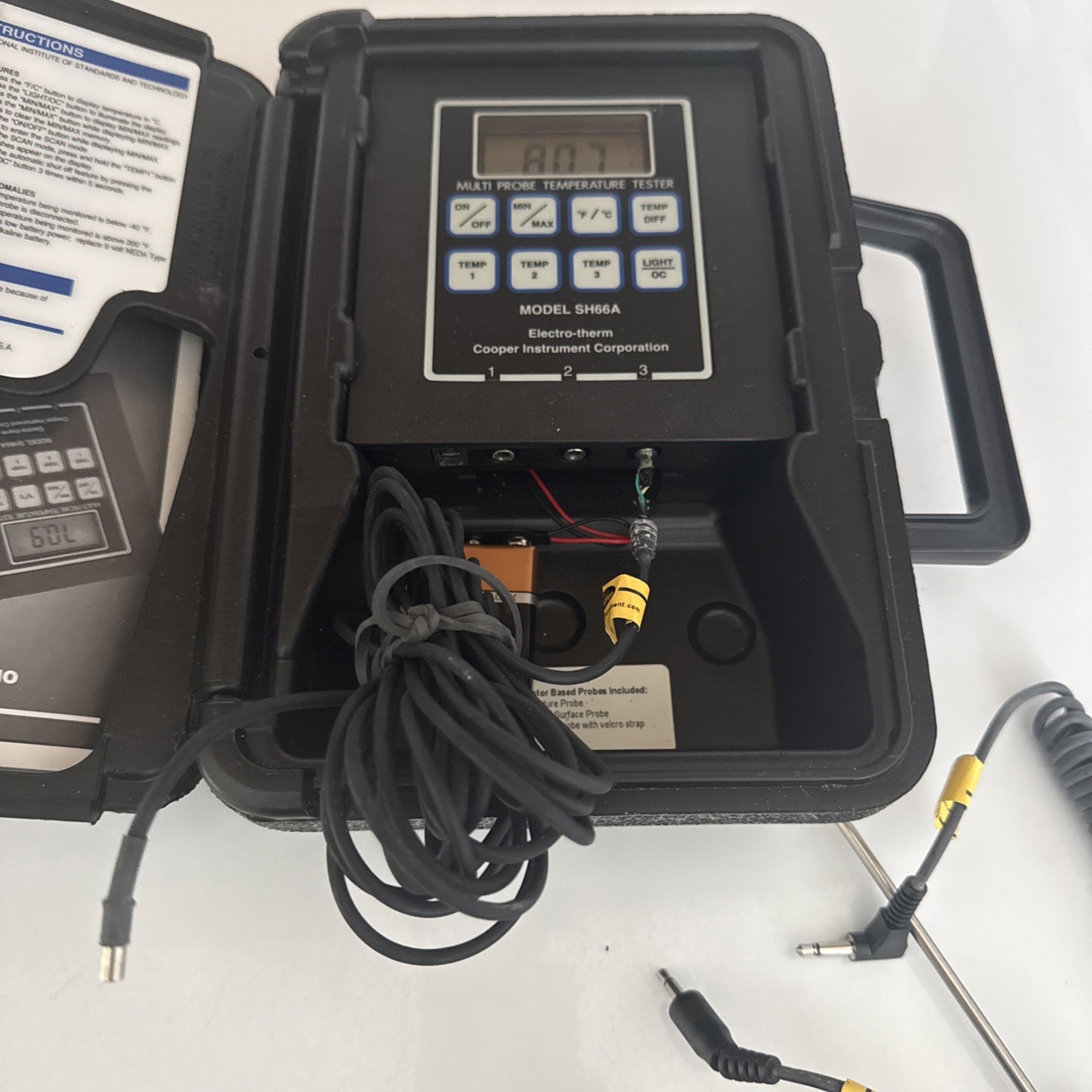 Cooper SH66A Digital Thermometer Used READ