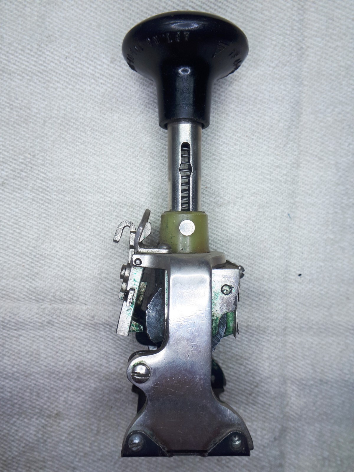 USSR Customs Date Stamp Automatic Numbering Machine, 6 Wheels/Digits