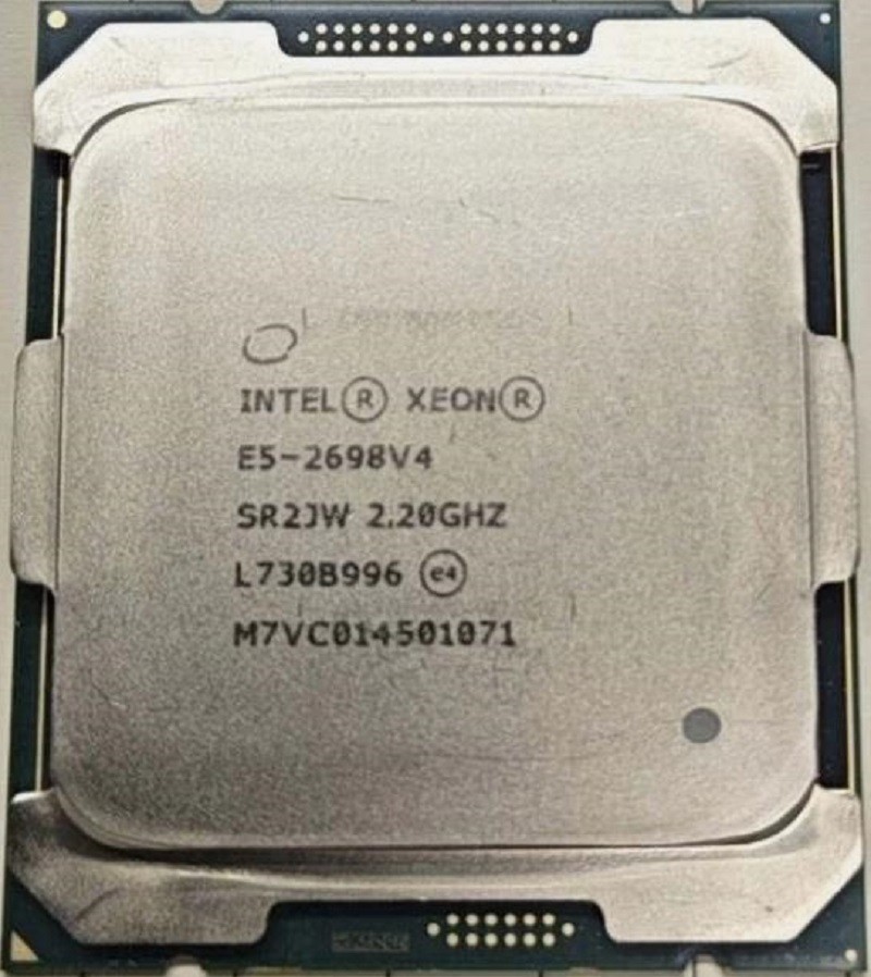 Intel Xeon E5-2698 V4 20 core 2.20ghz LGA 2011-3 50MB 135W  SR2JW CPU Processor