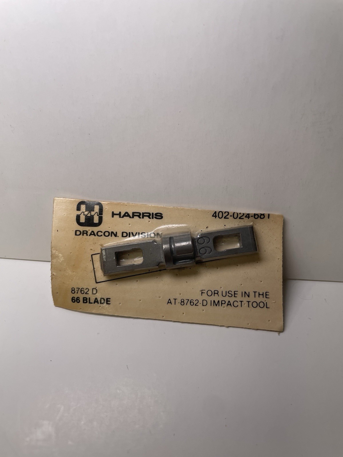 Lot of 2 Harris Dracon 66 Blade For AT-8762-D Impact Tool BRAND NEW Sealed