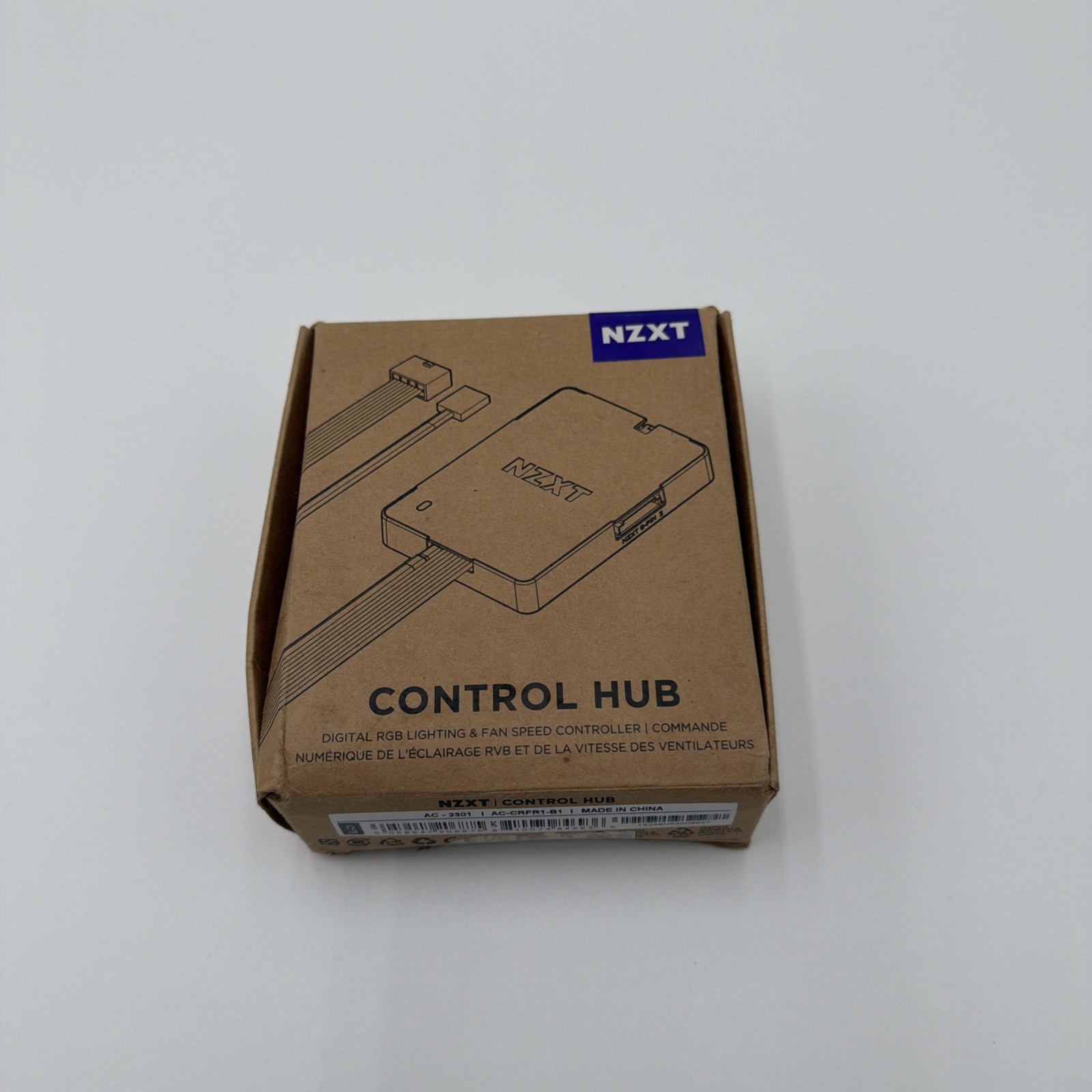 NZXT Control Hub RGB Lighting PWM Fan Speed Controller CAM Software