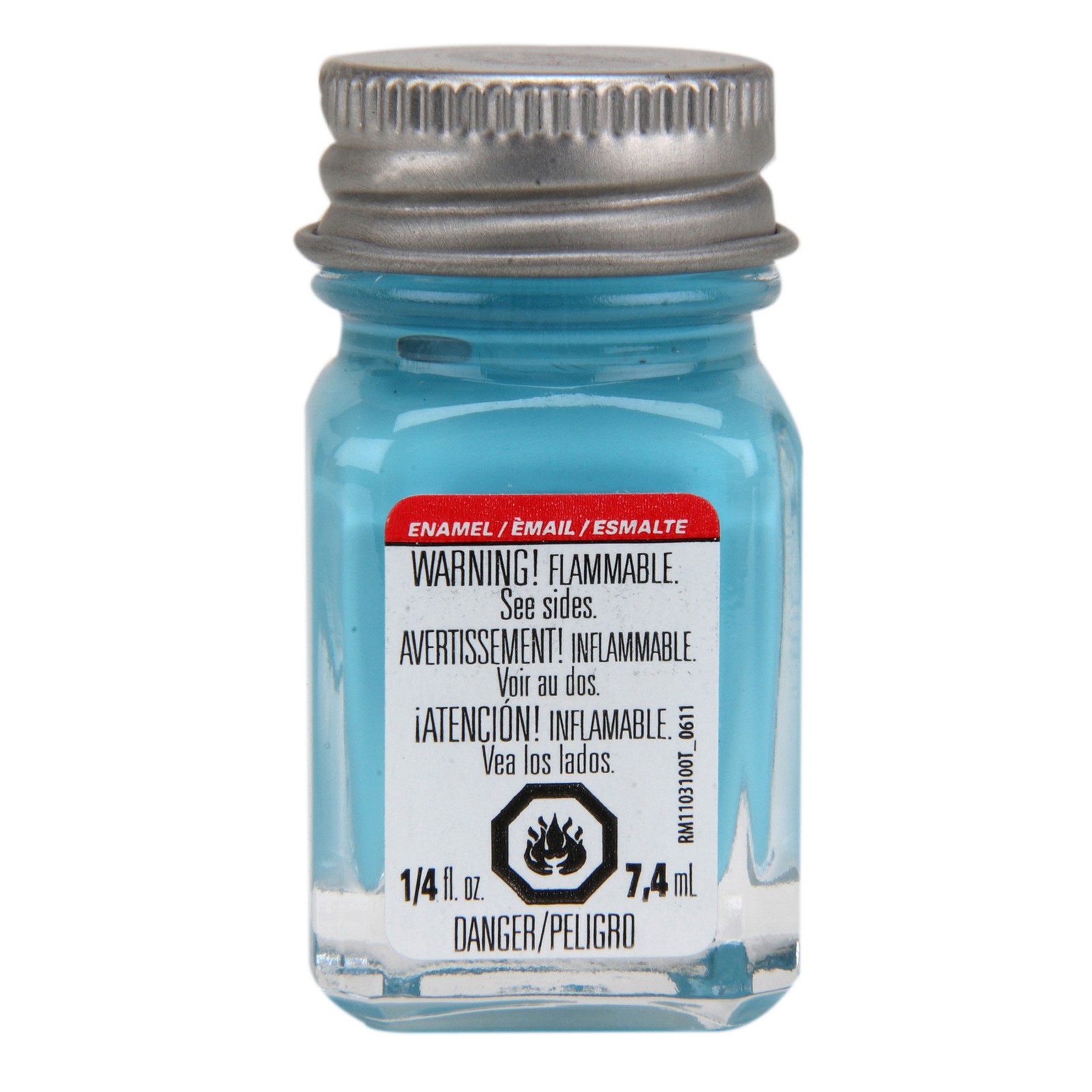 Testor Corp. Enamel 1/4oz Turquoise TES1107TT Plastics Paint Enamels
