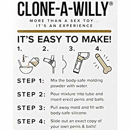 CLONE-A-WILLY Do-It-Yourself Penis + Balls Molding Kit - Light Skin Tone