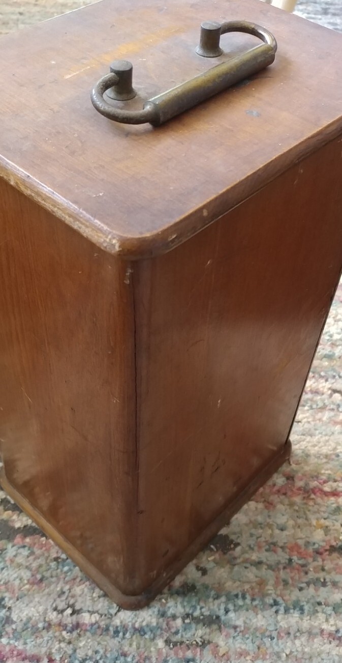 Antique Bausch & Lomb Microscope with Wood Case