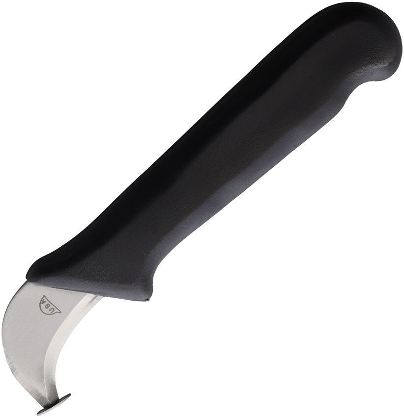 Skinning knife with blunt tip Hook Blade Made In USA Free Ship