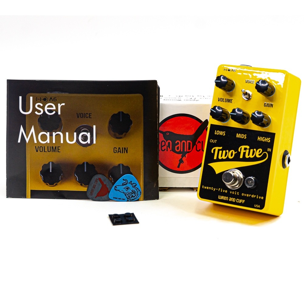 Wren and Cuff Two-Five Drive Boost Effect Pedal (New)