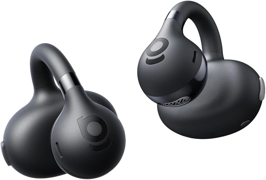 Baseus Bass BC1 Open Ear Earbuds Clip-On Headphones, Open-Ring Comfort