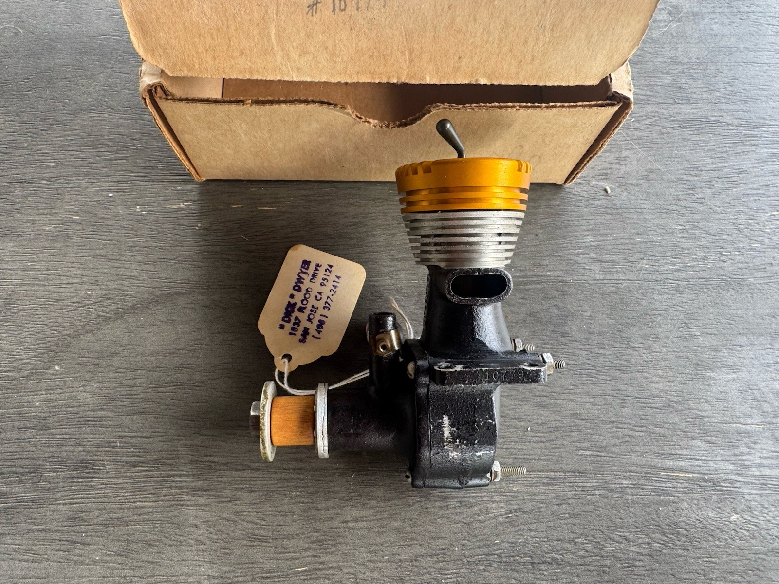 Drone 29 Diesel Model Airplane Engine RC Vintage Motor .29 Cc Head