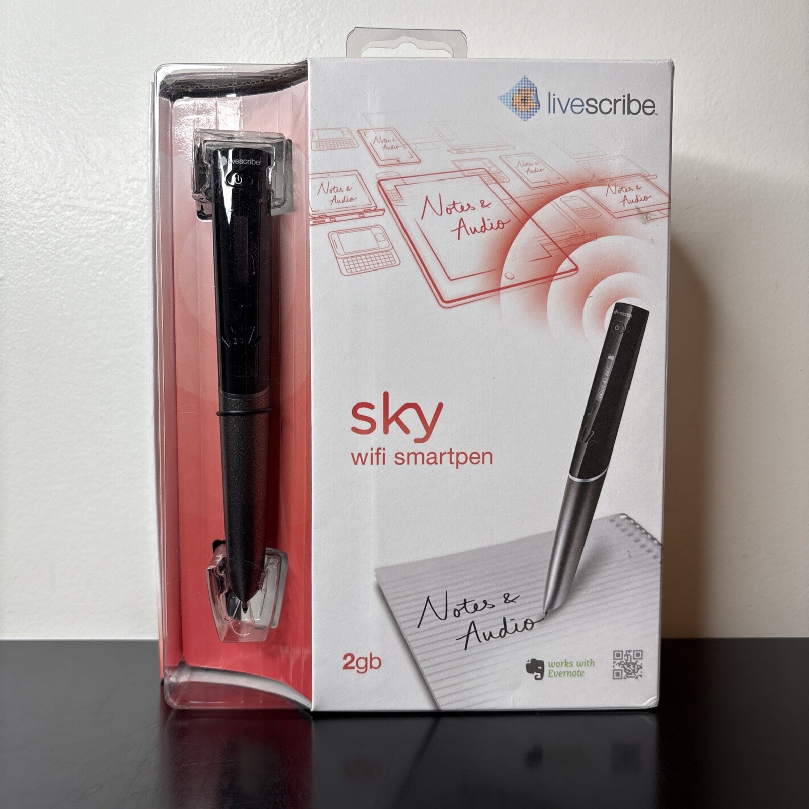 Livescribe Sky 2GB Wi-Fi Smartpen Brand New in Factory Sealed Box