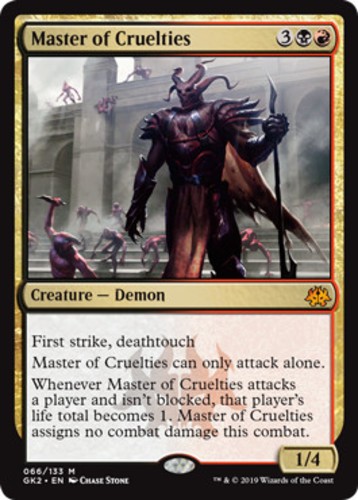 1x Master of Cruelties NM-Mint, English Ravnica Allegiance Guild Kits MTG Magic