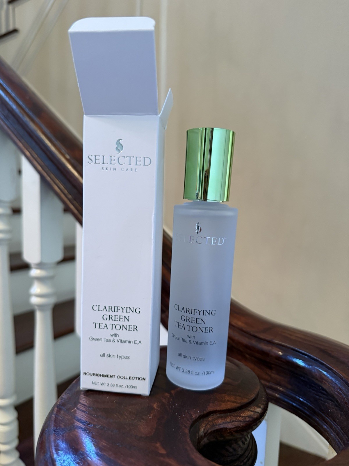 Selected Skin Care Clarifying Green Tea Toner W Vitamin E,A 3.38 fl oz MSRP $99