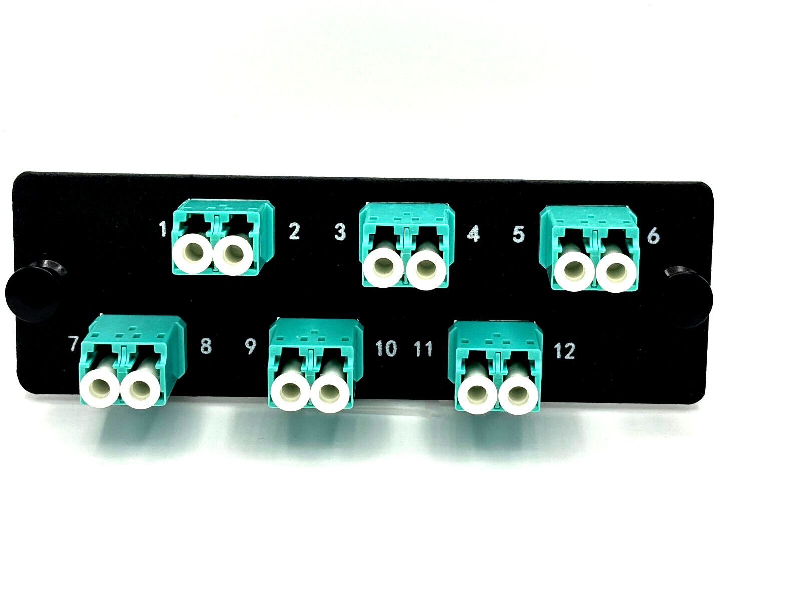 Panduit FAP6WAQDLCZ Compatible 12 Port LC MM OM3 / OM4 Fiber Adapter panel plate