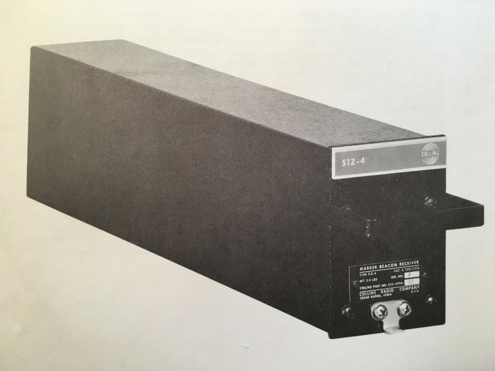 Collins 51Z-4 Marker Install manual