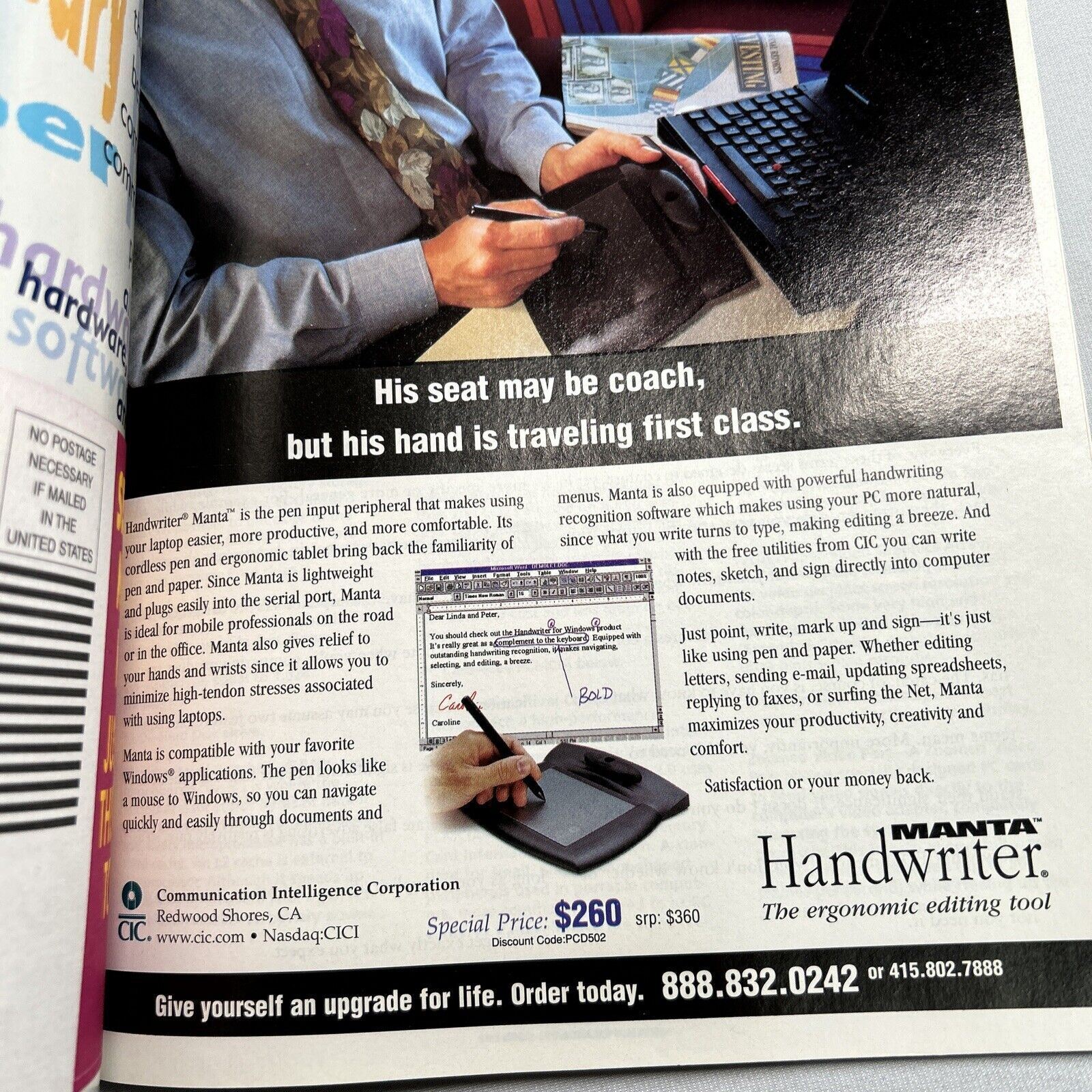 Portable Computing Direct Shipper Premium Issue 1997 Handheld PC Catalog