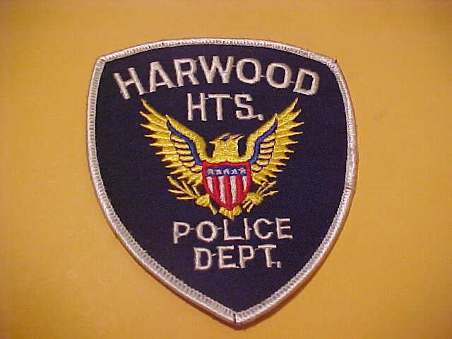 HARWOOD HTS. ILLINOIS POLICE PATCH SHOULDER SIZE UNUSED