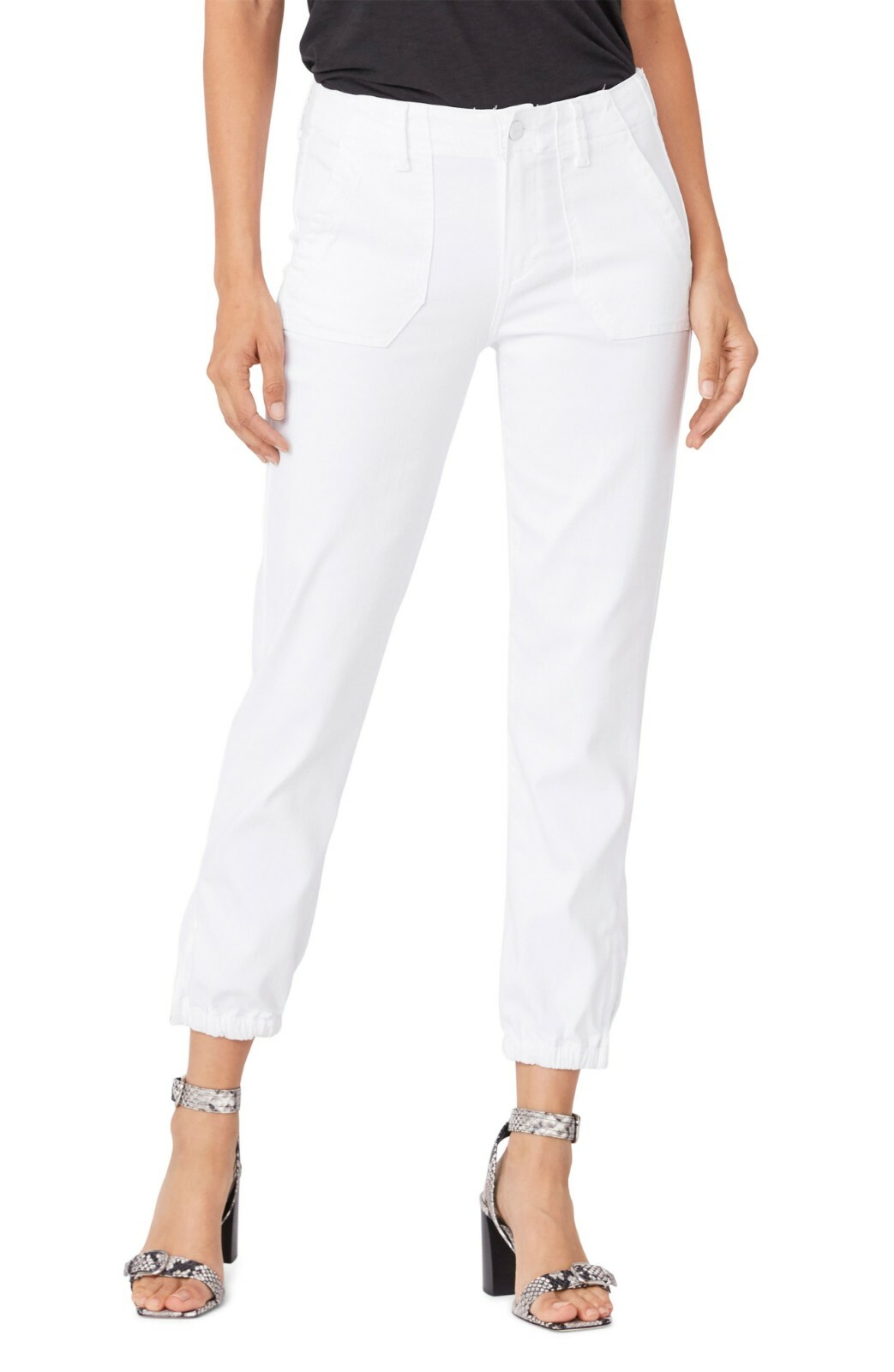 Women's Paige Mayslie Jogger Pants, Size 25 27 31 32 26 29 24 30 28 White