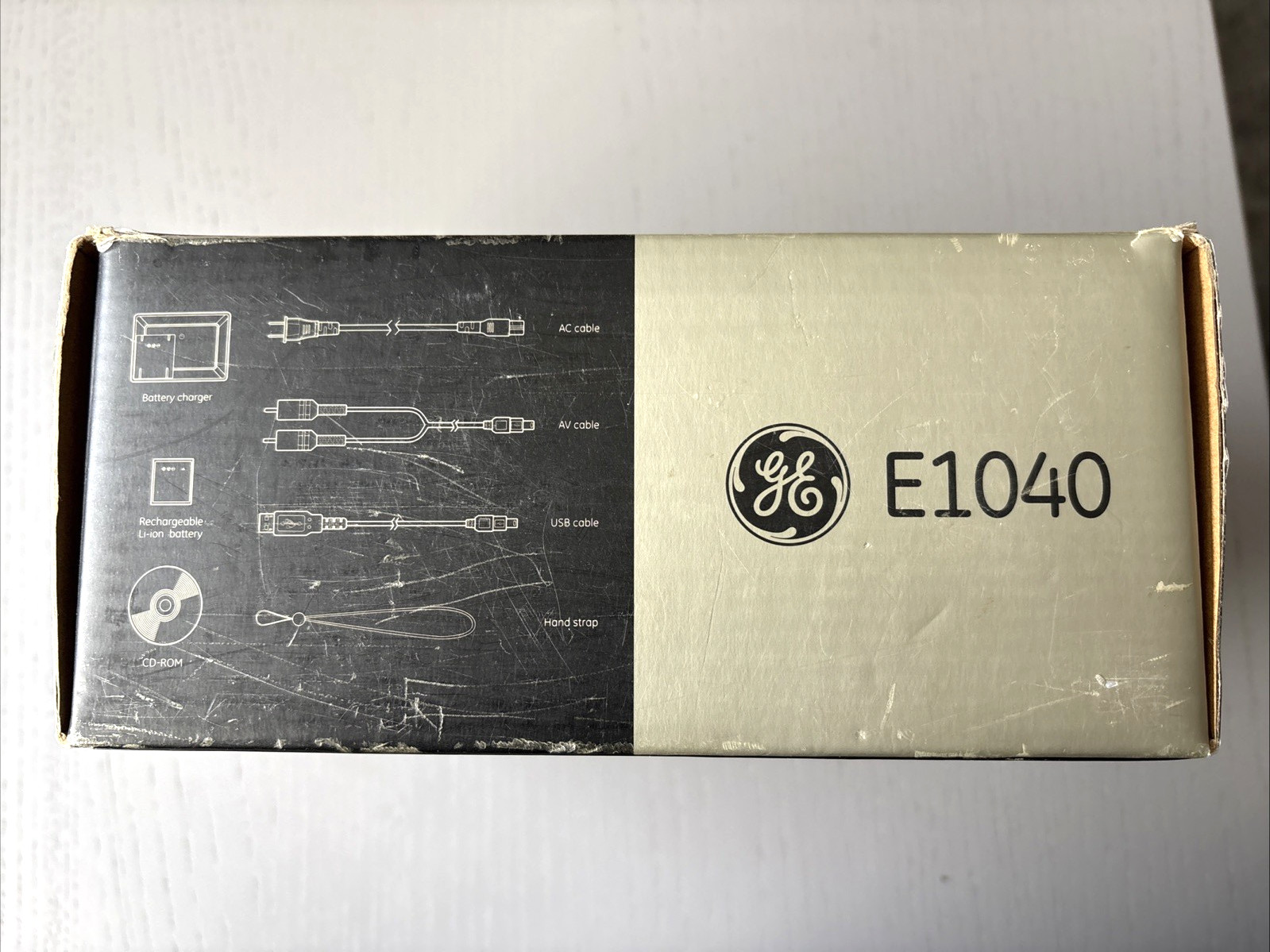 GE - E1040 Camera Box, Quick-Start Guide & Power Cord - NO CAMERA - Fast Ship