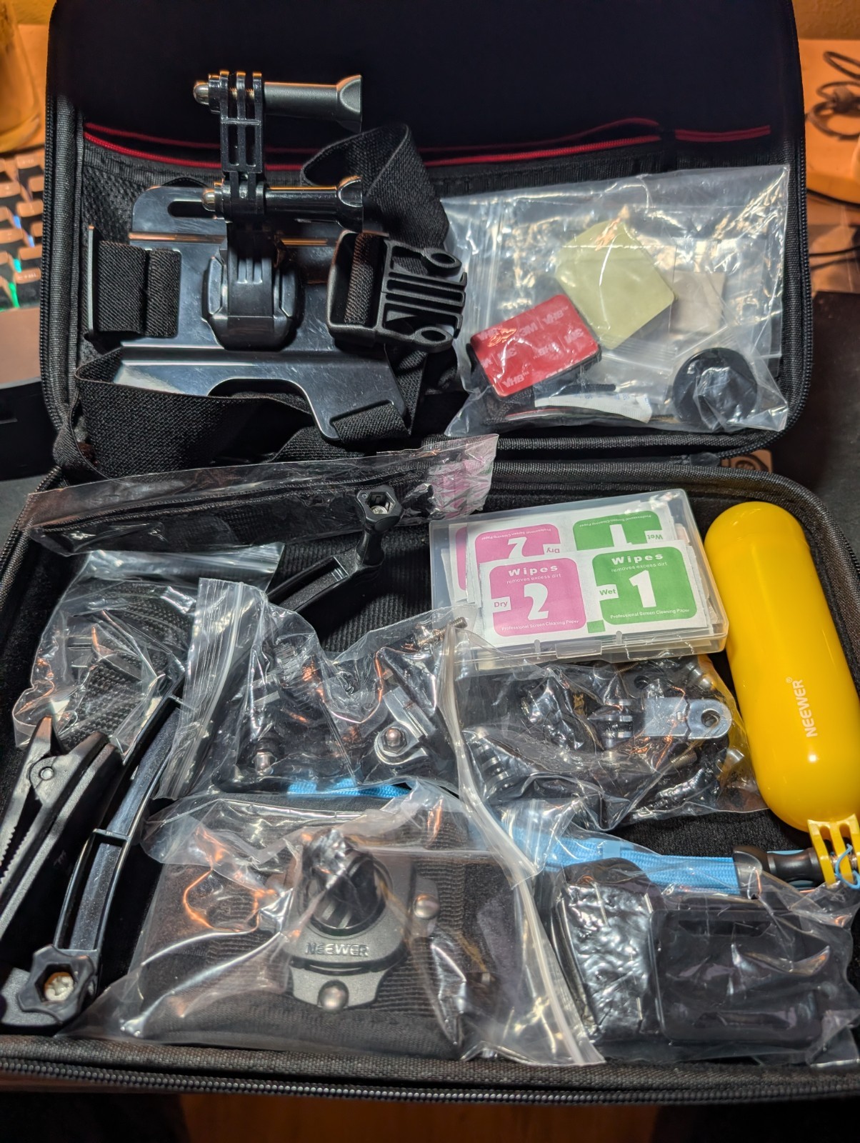 GoPro Hero 12 Camera Bundle for Hero 9/10/11/12 with Batteries, Mounts, Case