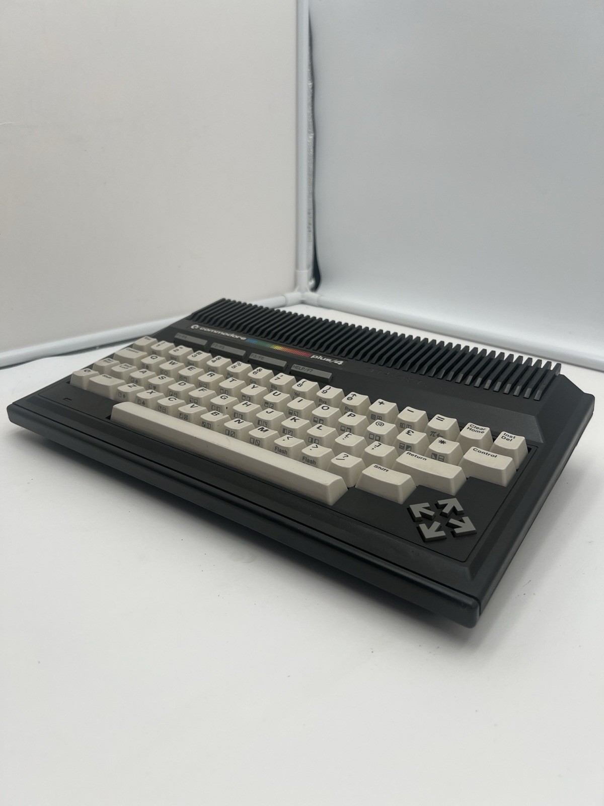VTG Commodore Plus/4 Computer & Blue Chip Floppy Disk Drive Untested / No Cables