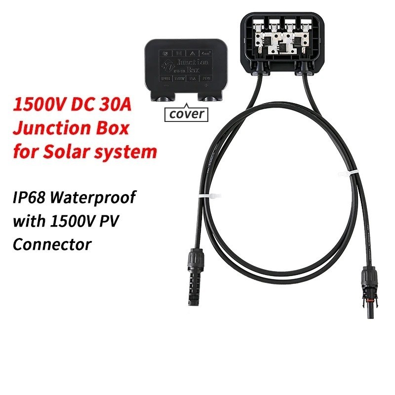 Panel Junction Box Kit with Diode Cable Connector For Solar PV Panel System