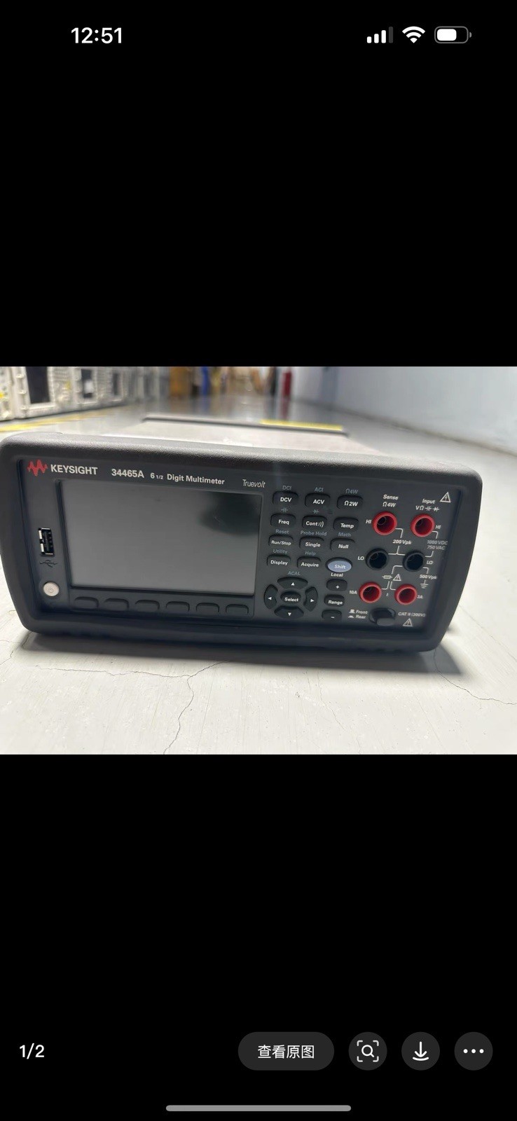 Keysight Agilent 34465A 6.5 Digit Multimeter Truevolt DMM NEW