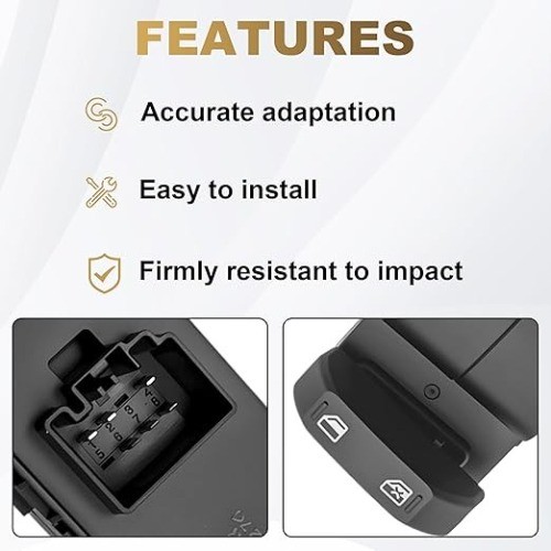 Front Left Driver Side Power Window Switch Compatible with 2008-2012 Escape/F-25